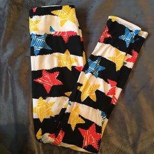 LuLaroe OS Star Leggings